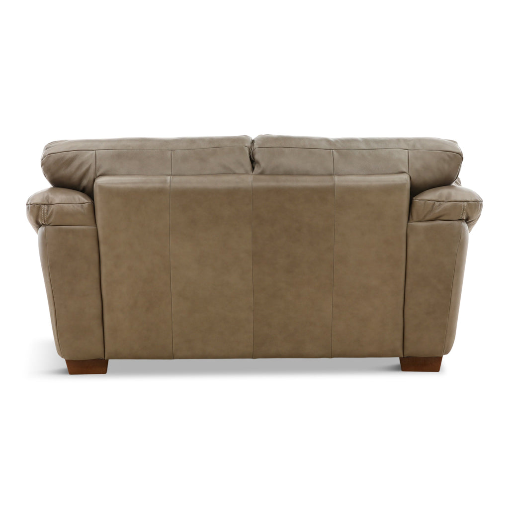 Camy Leather Loveseat - Indoor