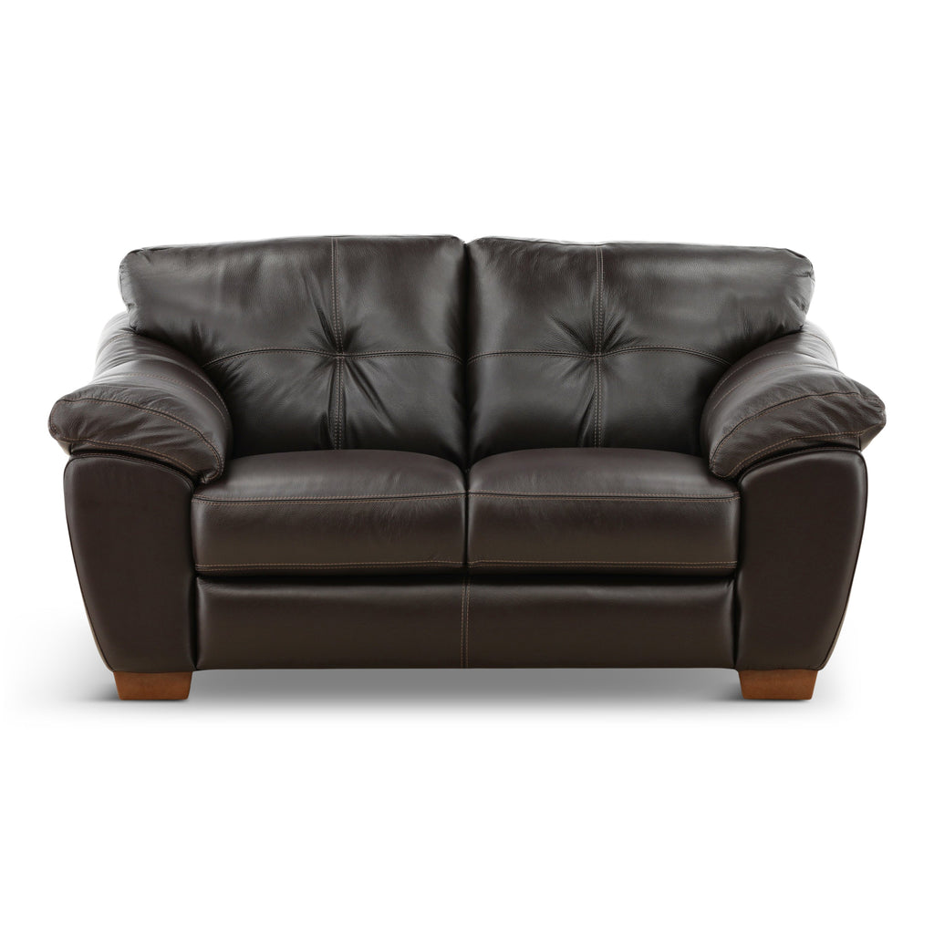 Camy Leather Loveseat - Indoor