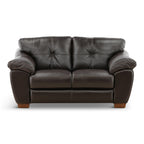 Camy Leather Loveseat - Indoor