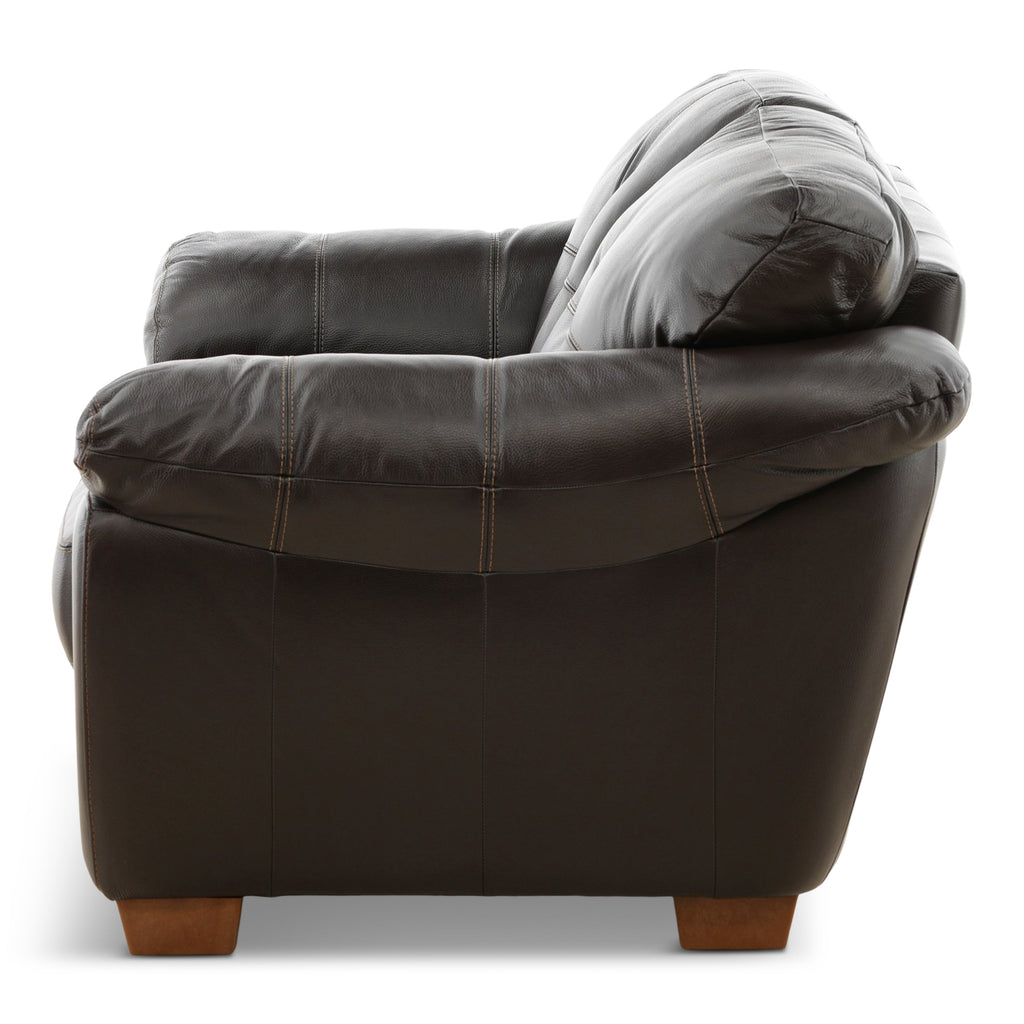 Camy Leather Loveseat - Indoor