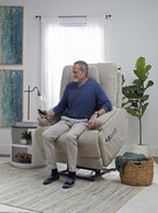 Zecliner Model 2 Plus Power Lift Recliner with Heat and Massage - Reclining