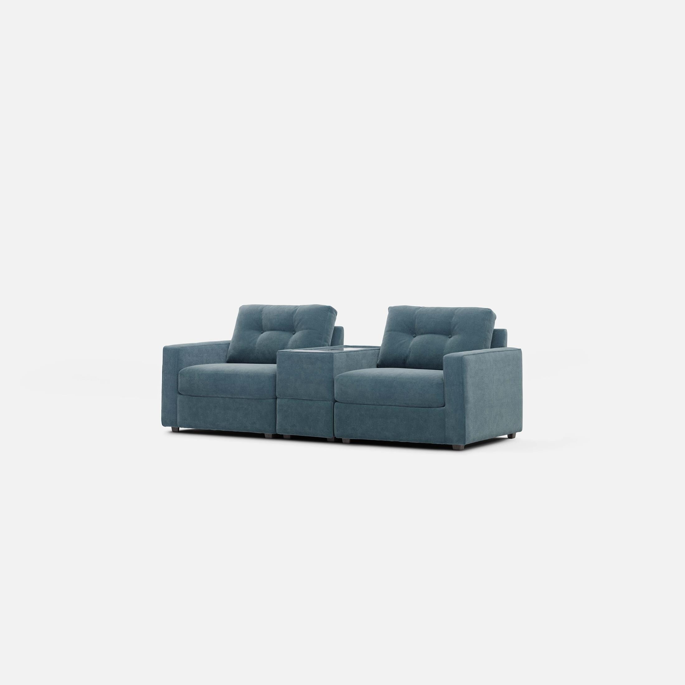 Modular 3-Piece Console Loveseat
