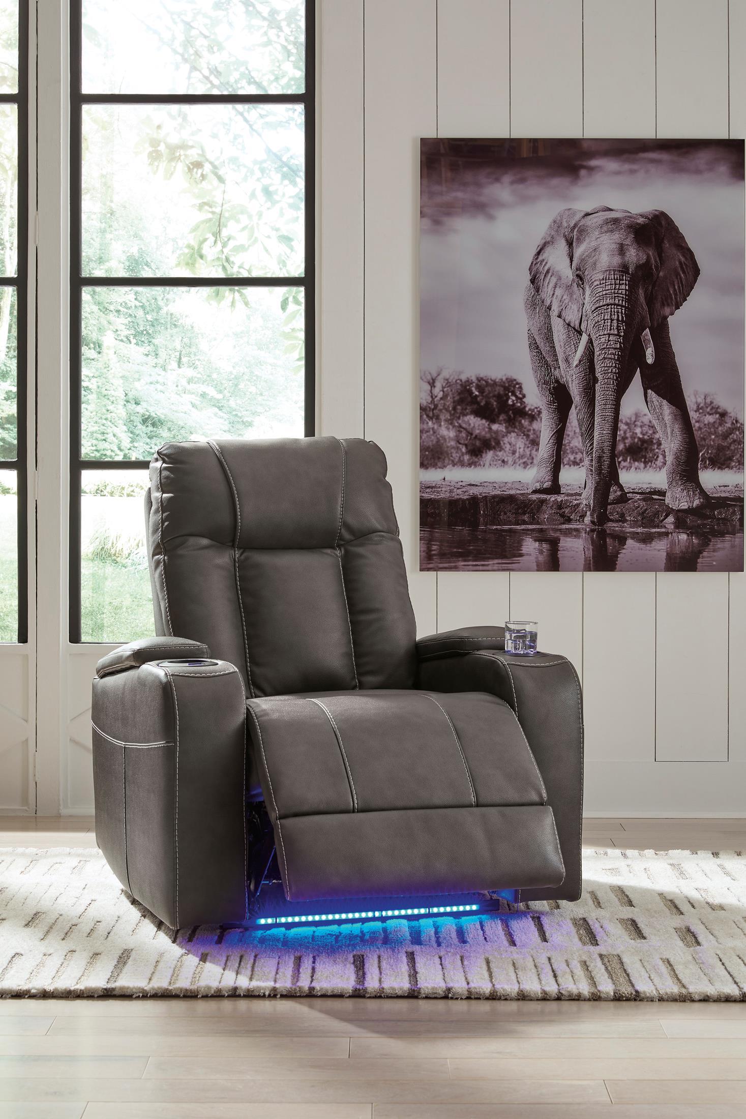 Feazada Power Rocker Recliner - Fabric
