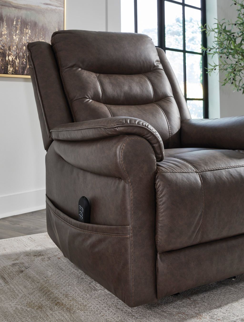 Oatman Power Lift Recliner - Reclining