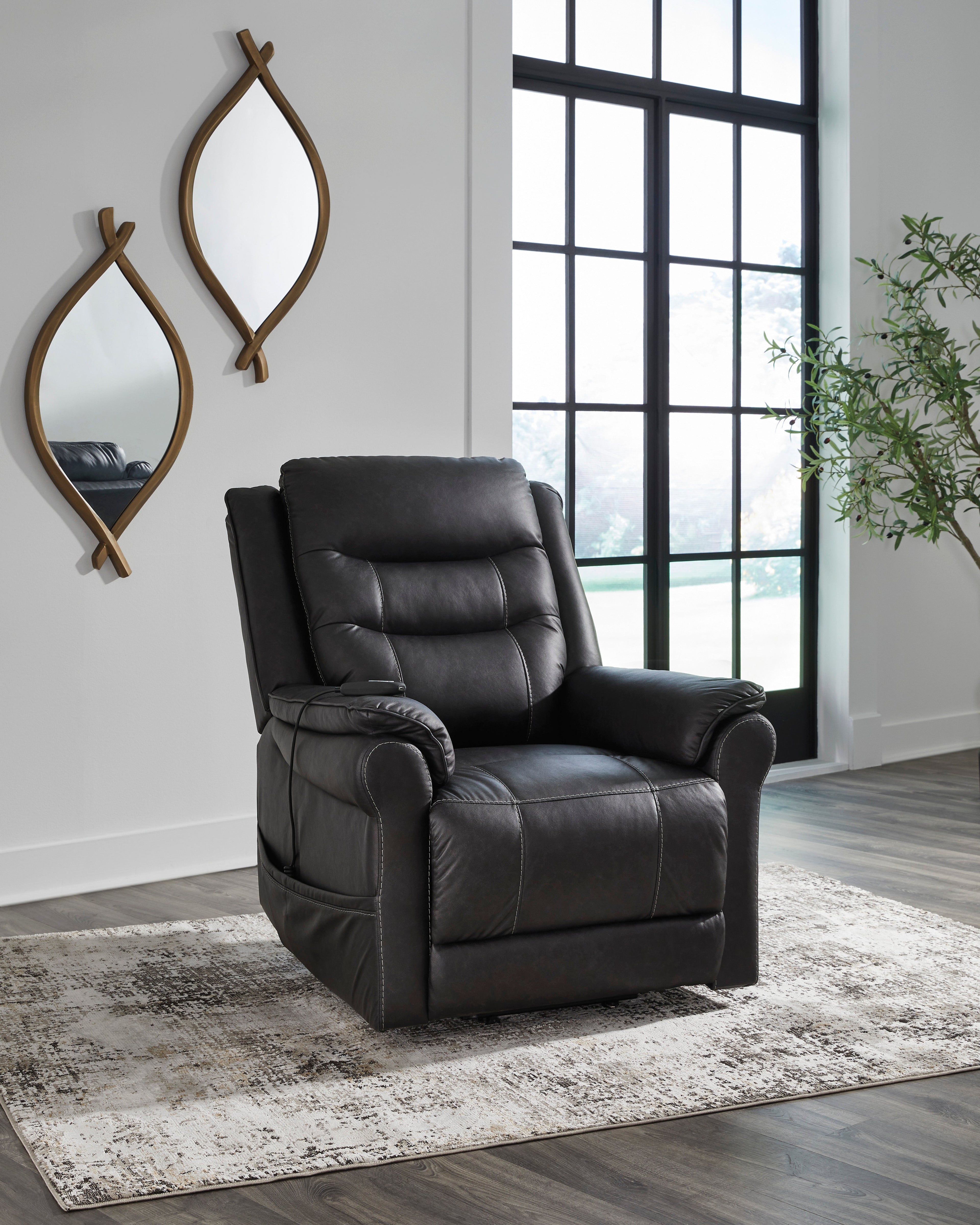 Oatman Power Lift Recliner - Reclining