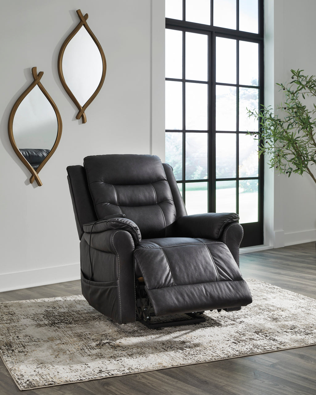 Oatman Power Lift Recliner - Reclining