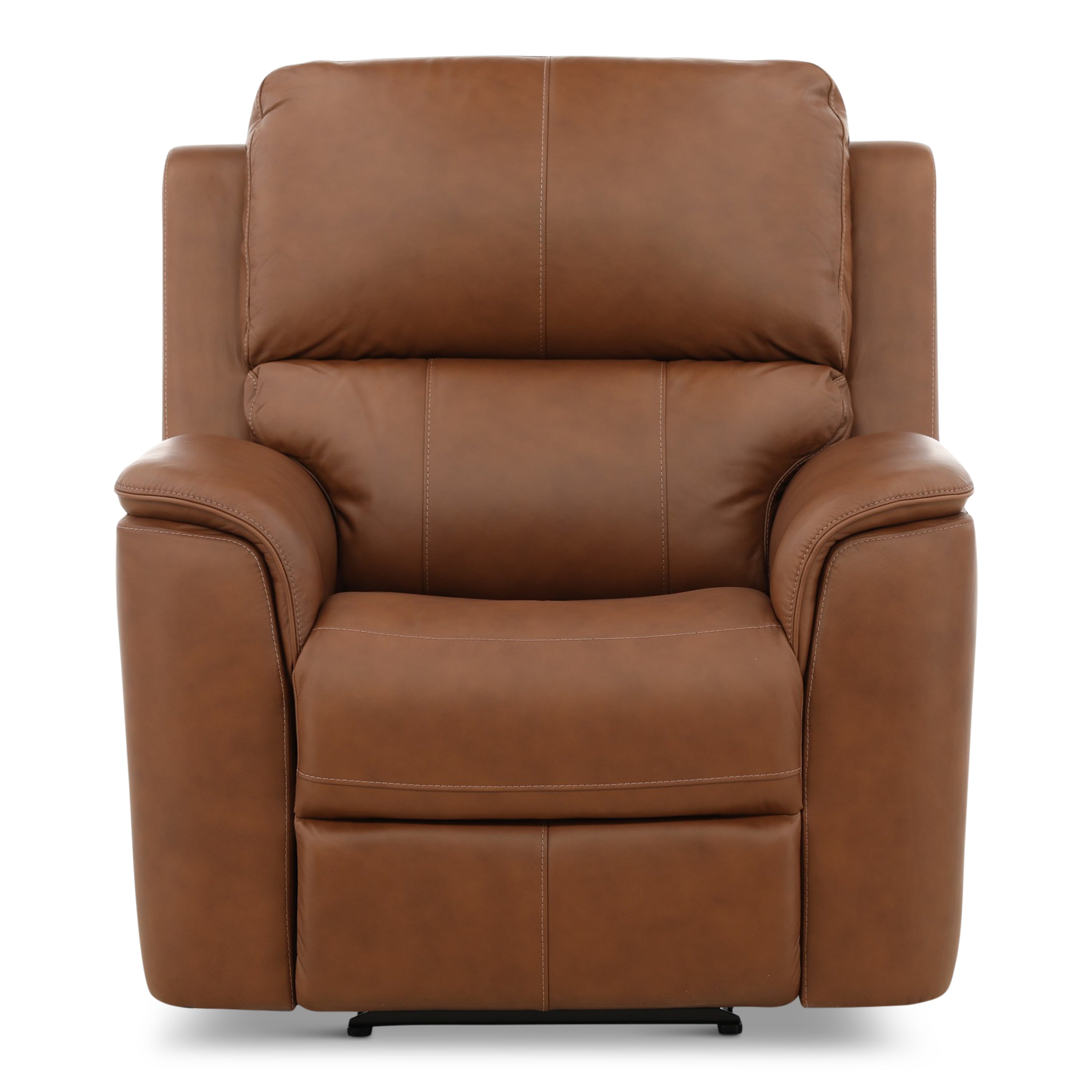Karson Leather Power Recliner - Reclining