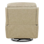 Karson Leather Power Swivel Glider Recliner - Reclining