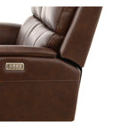 Karson Leather Power Reclining Loveseat - Indoor