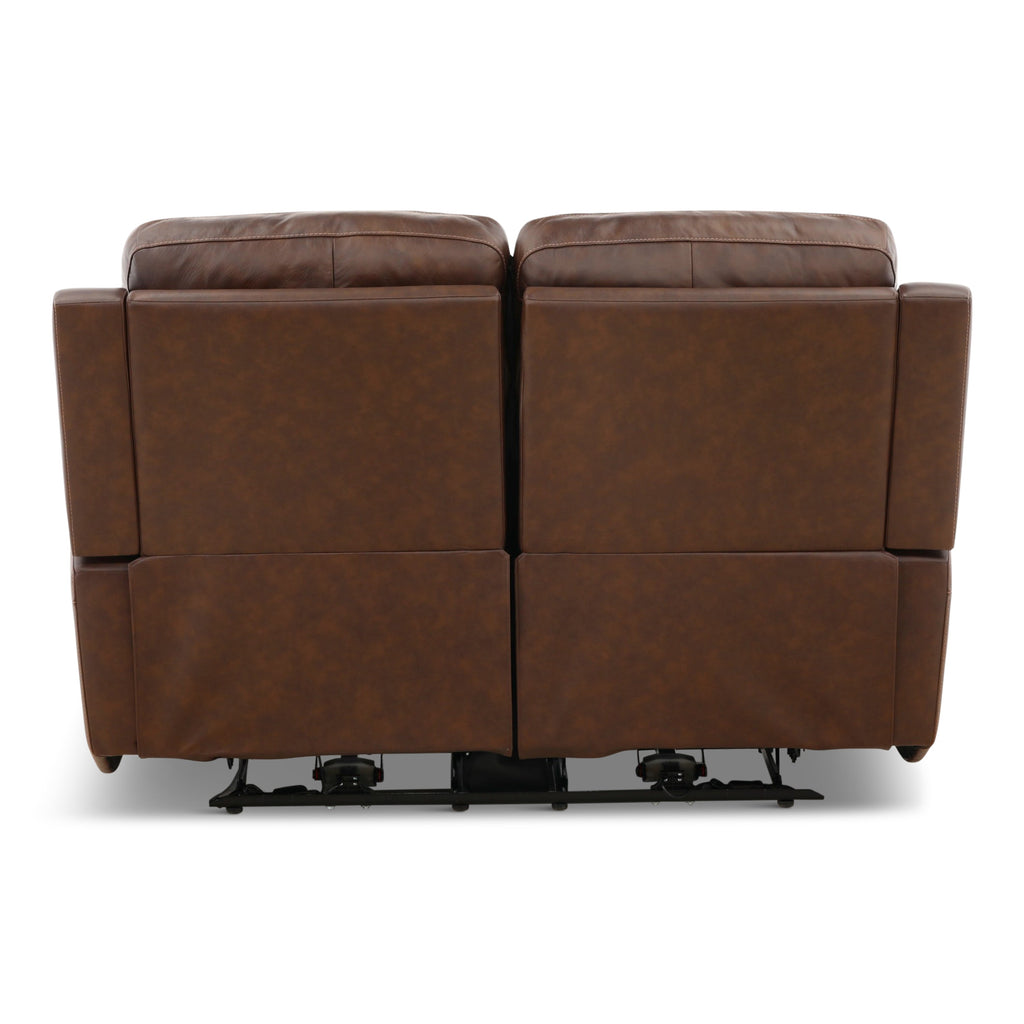 Karson Leather Power Reclining Loveseat - Indoor