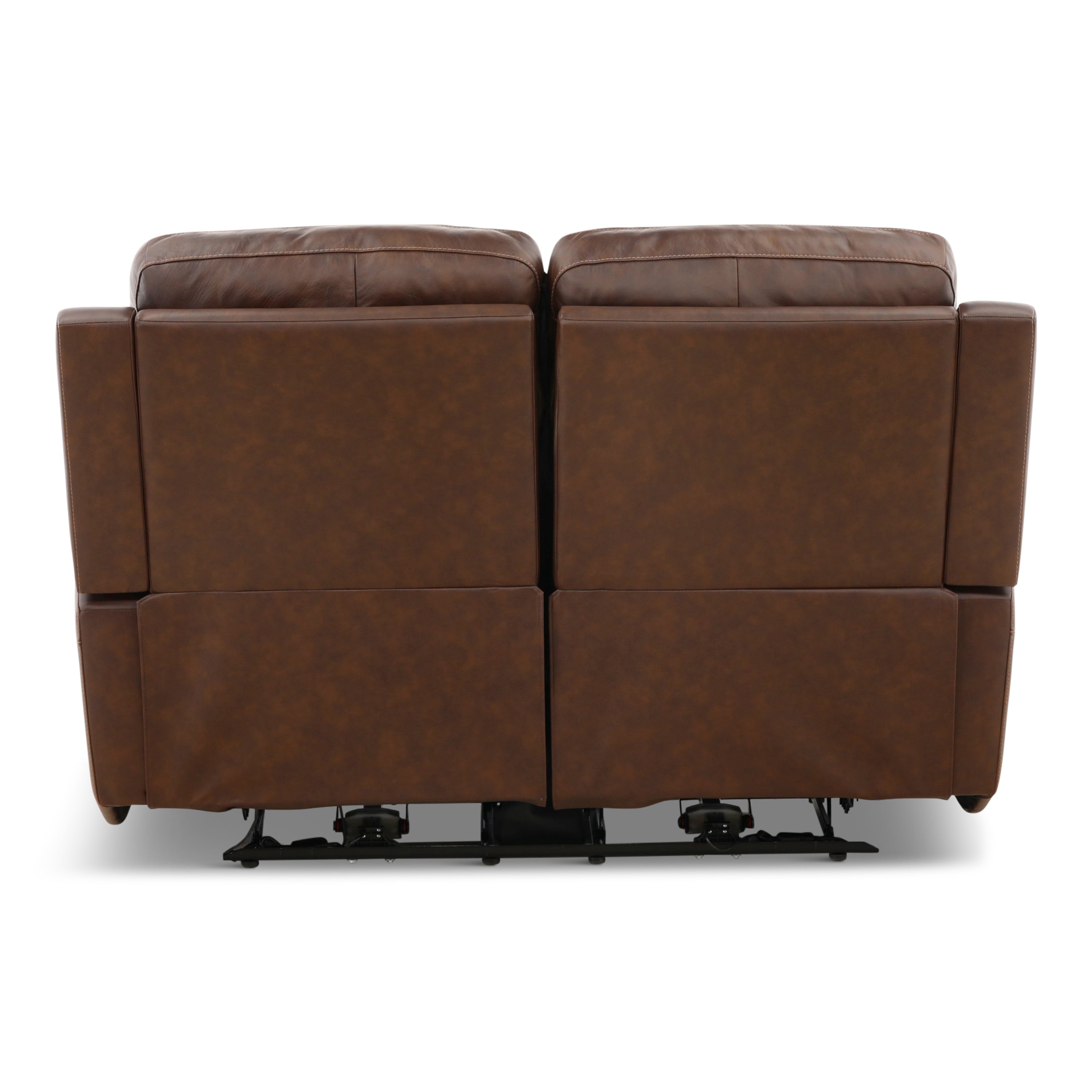 Karson Leather Power Reclining Loveseat - Indoor