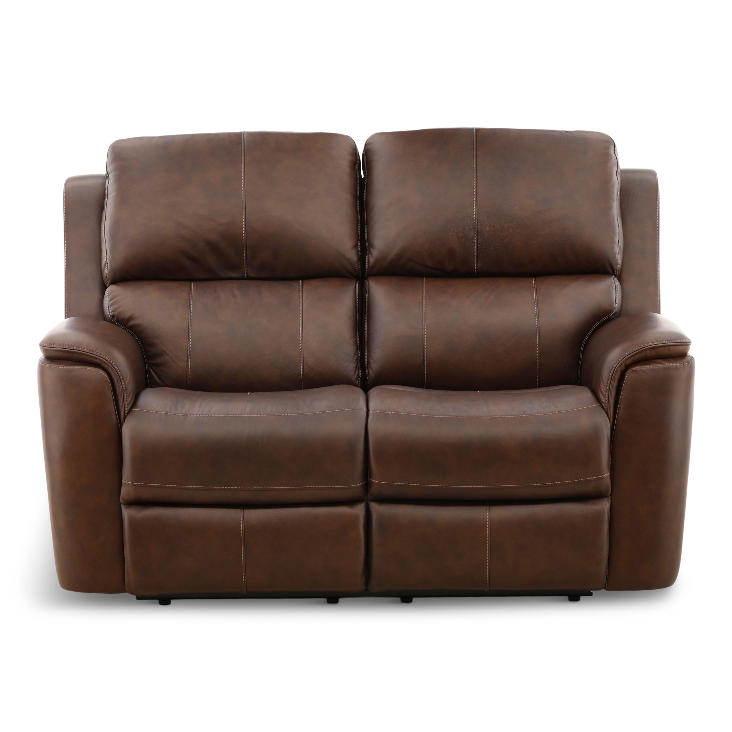 Karson Leather Power Reclining Loveseat - Indoor