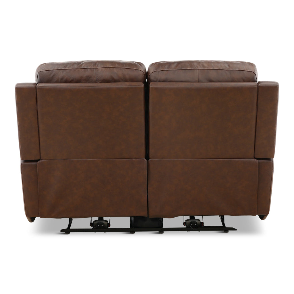 Karson Leather Power Reclining Loveseat - Indoor