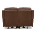 Karson Leather Power Reclining Loveseat - Indoor