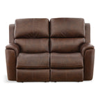 Karson Leather Power Reclining Loveseat - Indoor