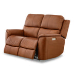 Carmen Leather Power Reclining Loveseat - Indoor