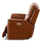 Carmen Leather Power Reclining Loveseat - Indoor