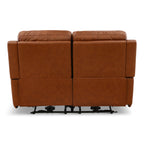 Carmen Leather Power Reclining Loveseat - Indoor