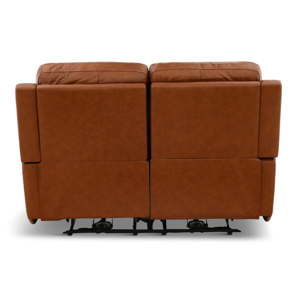 Carmen Leather Power Reclining Loveseat - Indoor