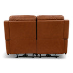 Carmen Leather Power Reclining Loveseat - Indoor
