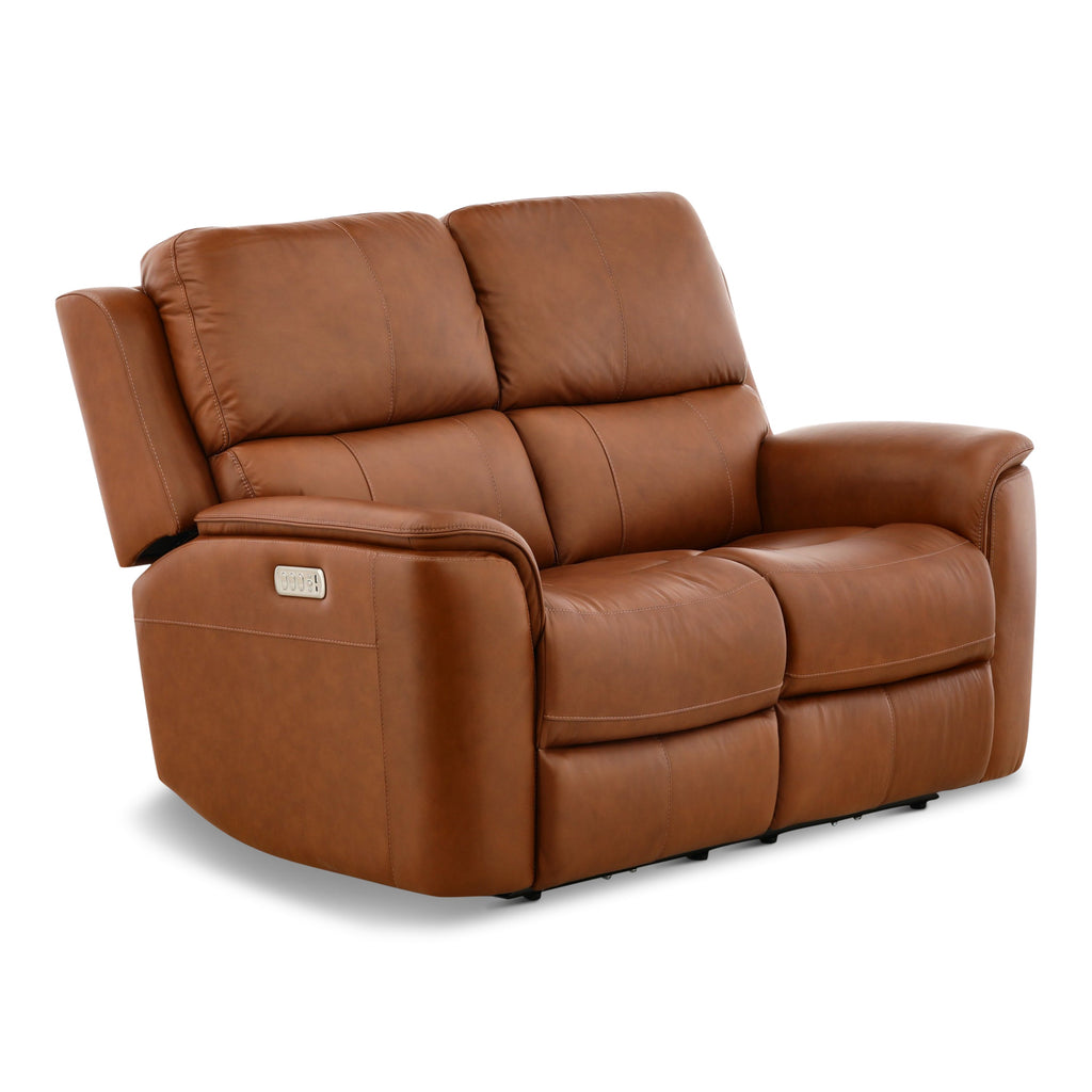 Carmen Leather Power Reclining Loveseat - Indoor