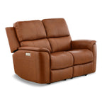Carmen Leather Power Reclining Loveseat - Indoor