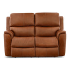 Carmen Leather Power Reclining Loveseat - Indoor