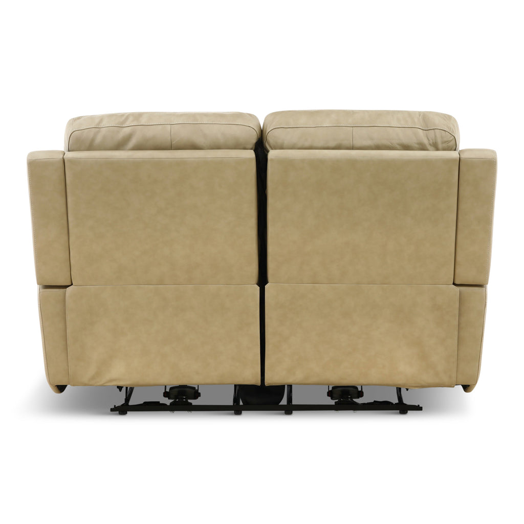 Karson Leather Power Reclining Loveseat - Indoor