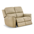 Karson Leather Power Reclining Loveseat - Indoor