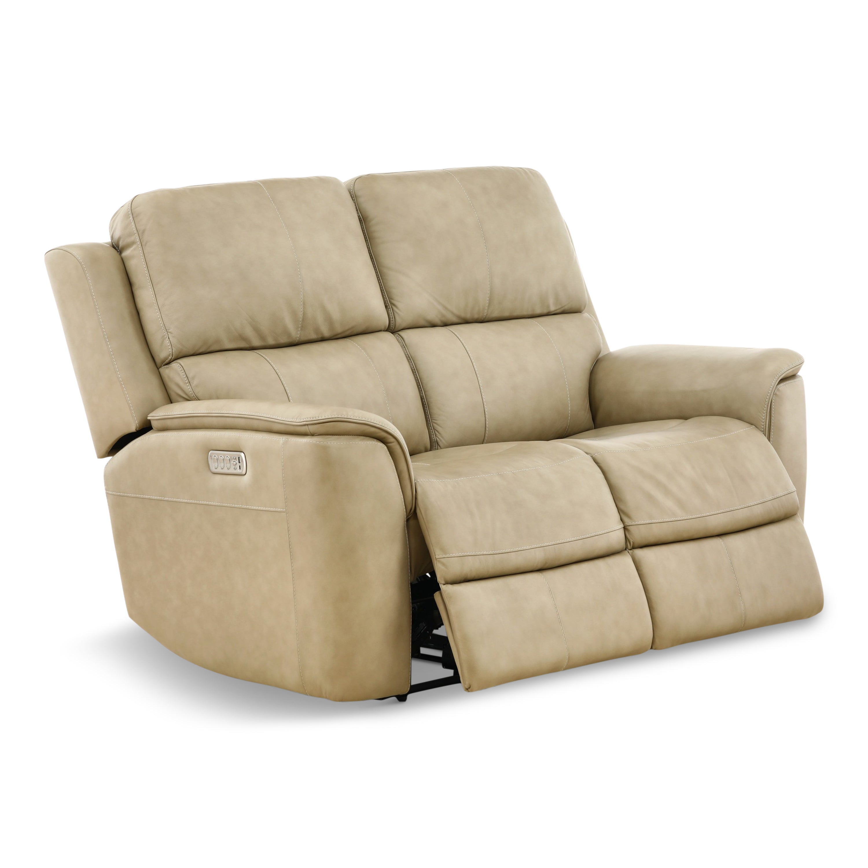 Karson Leather Power Reclining Loveseat - Indoor
