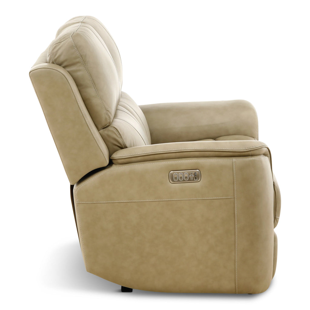 Karson Leather Power Reclining Loveseat - Indoor