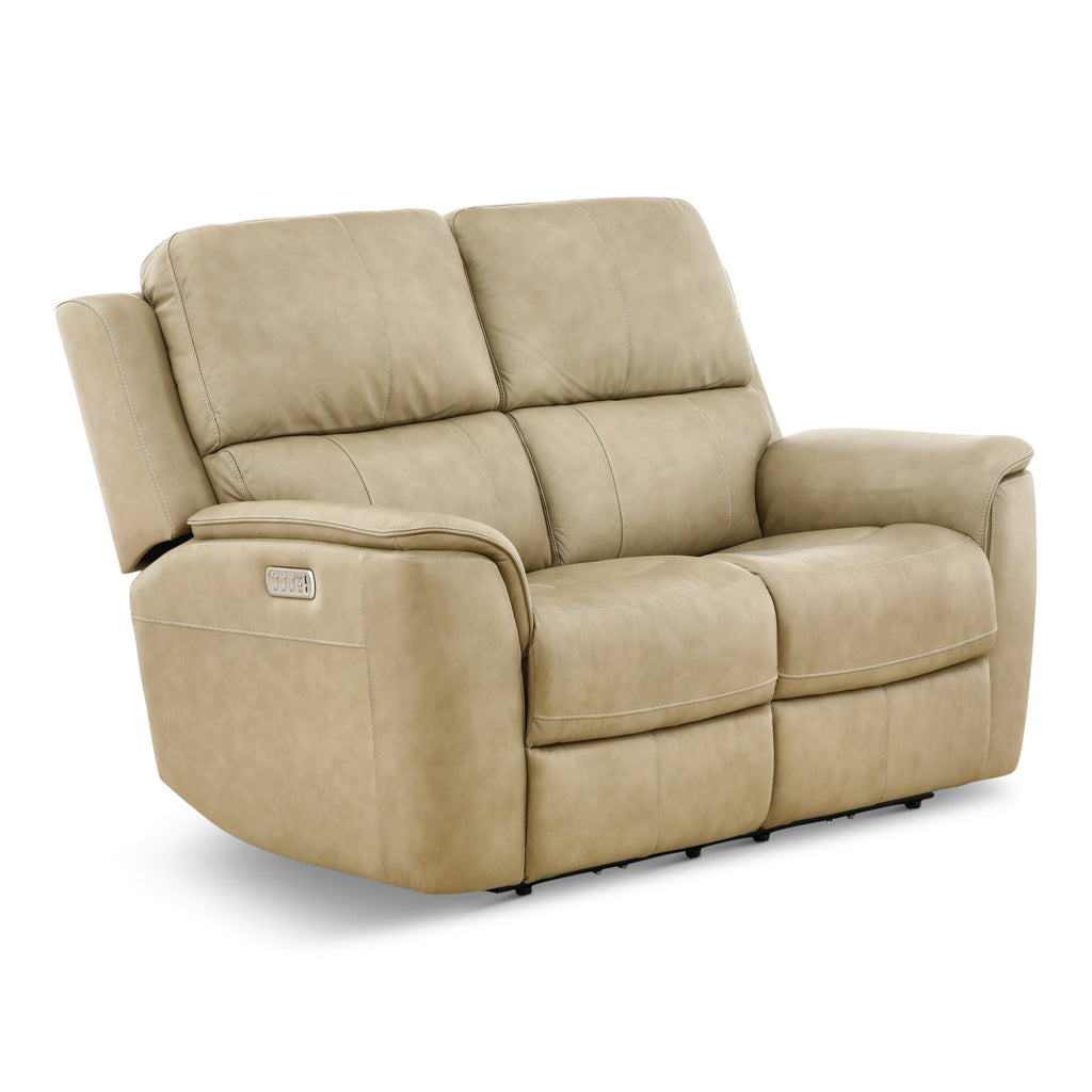 Karson Leather Power Reclining Loveseat - Indoor