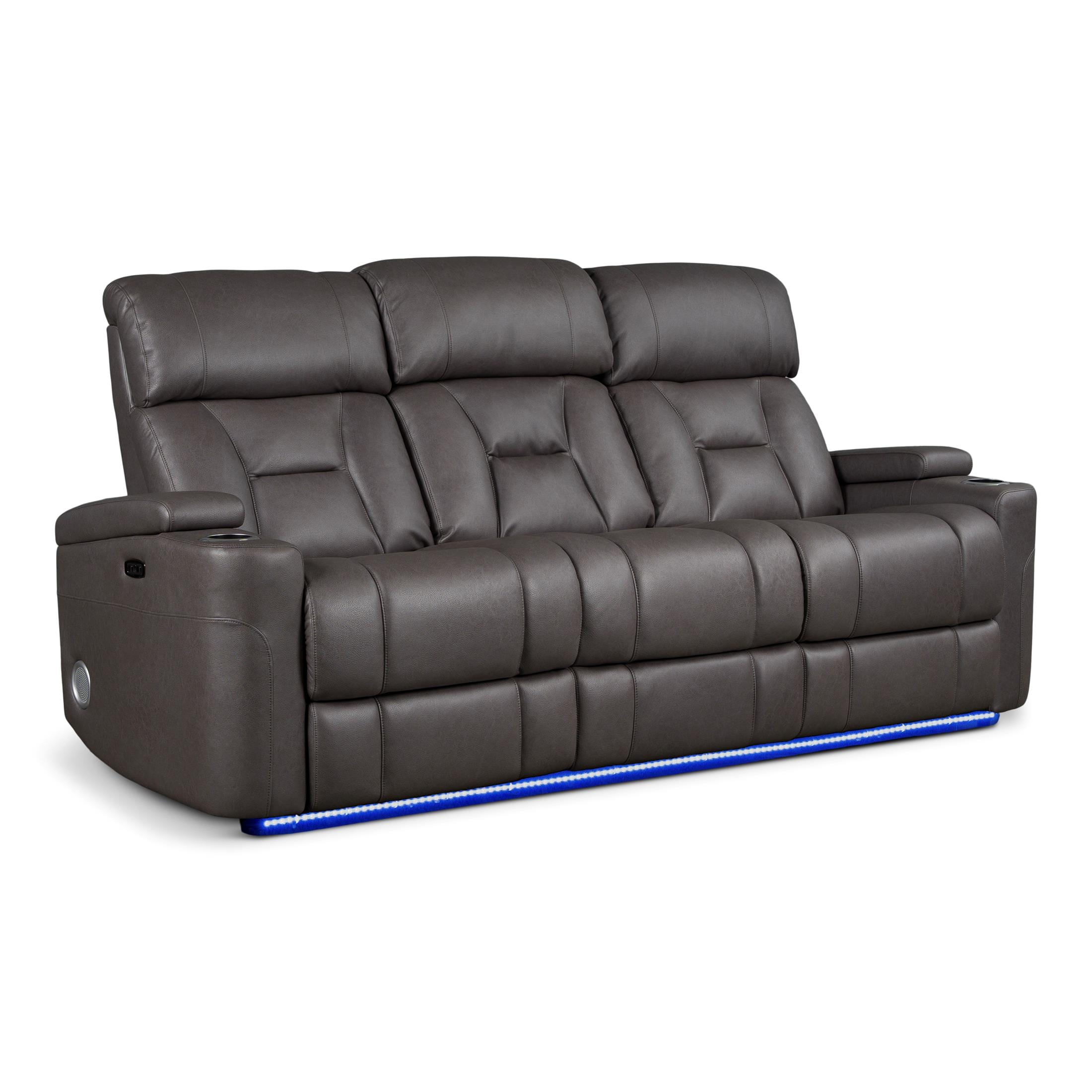 Fowler Power Sofa with Drop Down Table - Fabric