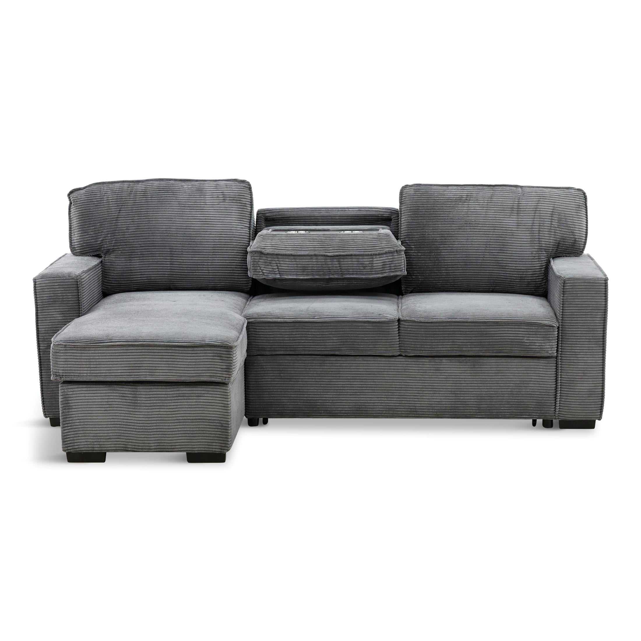 Amir 2-Piece Sectional with Sofa Bed - Set