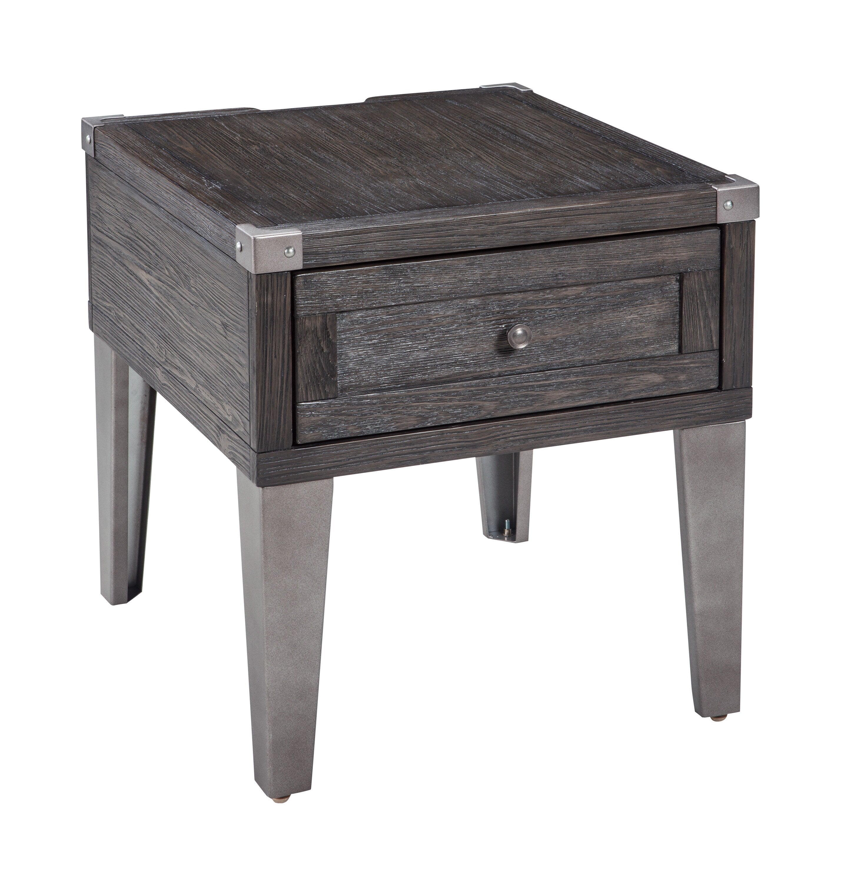 Todoe End Table with USB Ports & Outlets - Indoor