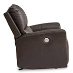 Boxmere Leather Power Rocker Recliner - Fabric