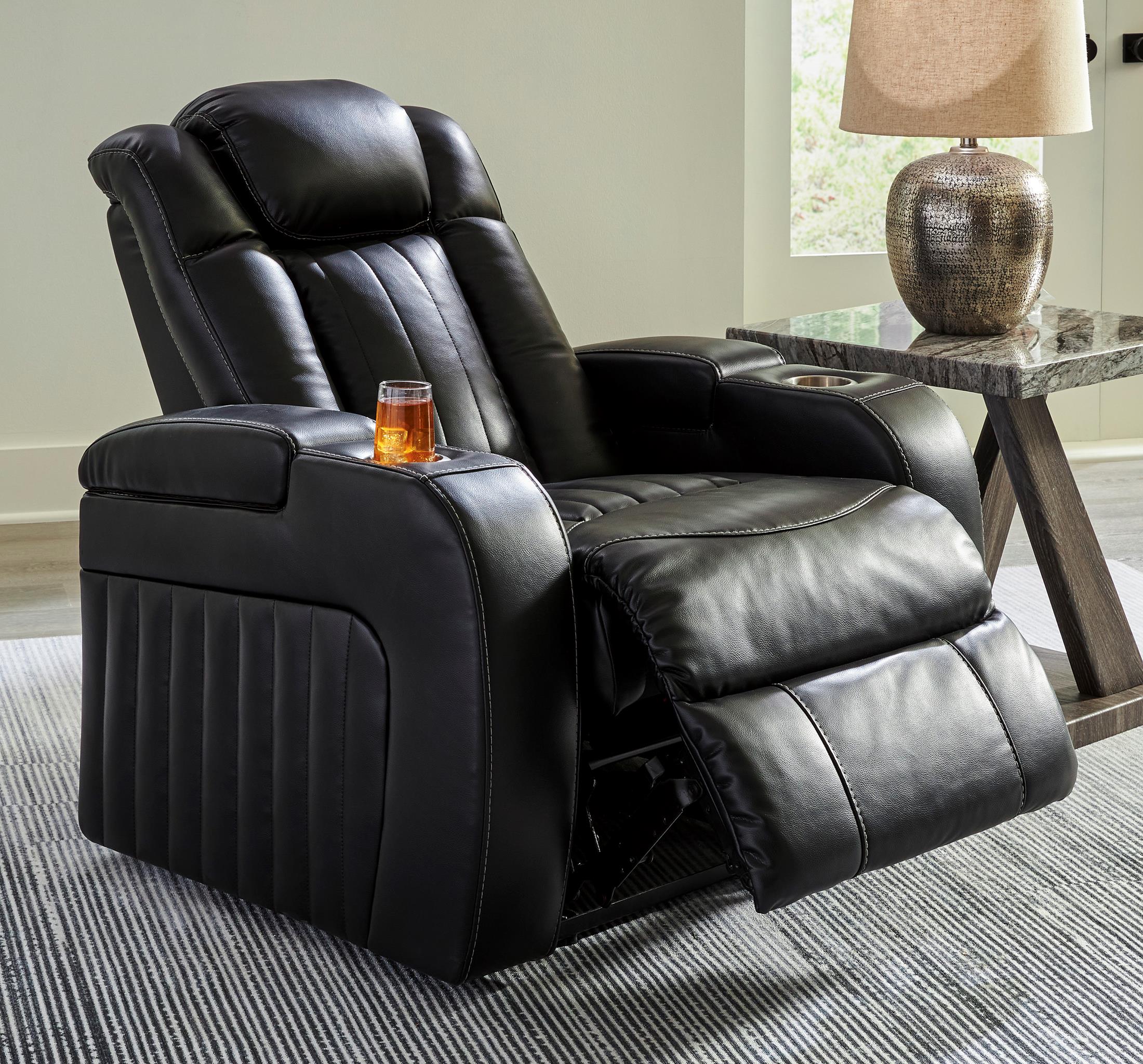 Caveman Den Power Recliner - Fabric