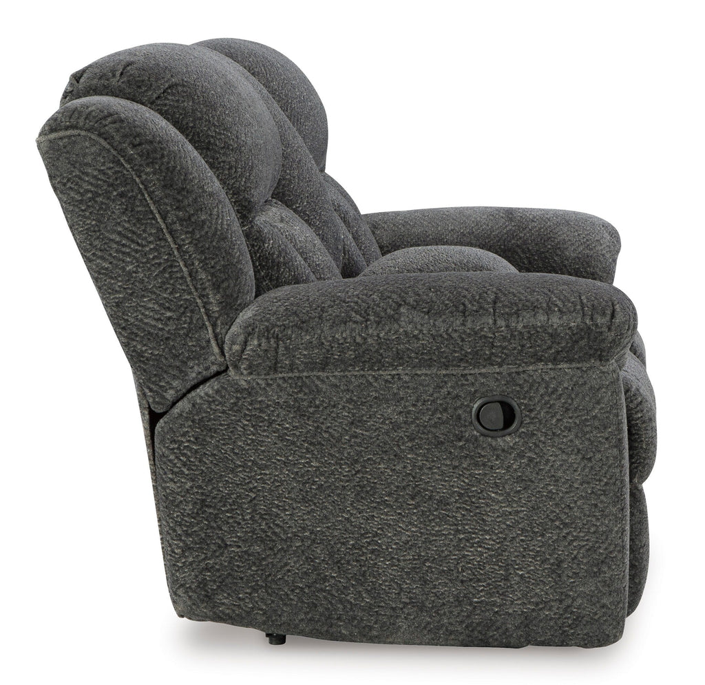 Frohn Reclining Console Loveseat - Fabric