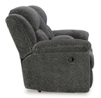 Frohn Reclining Console Loveseat - Fabric