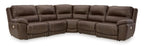 Dunleith 5-Piece Power Reclining Modular Sectional - Set