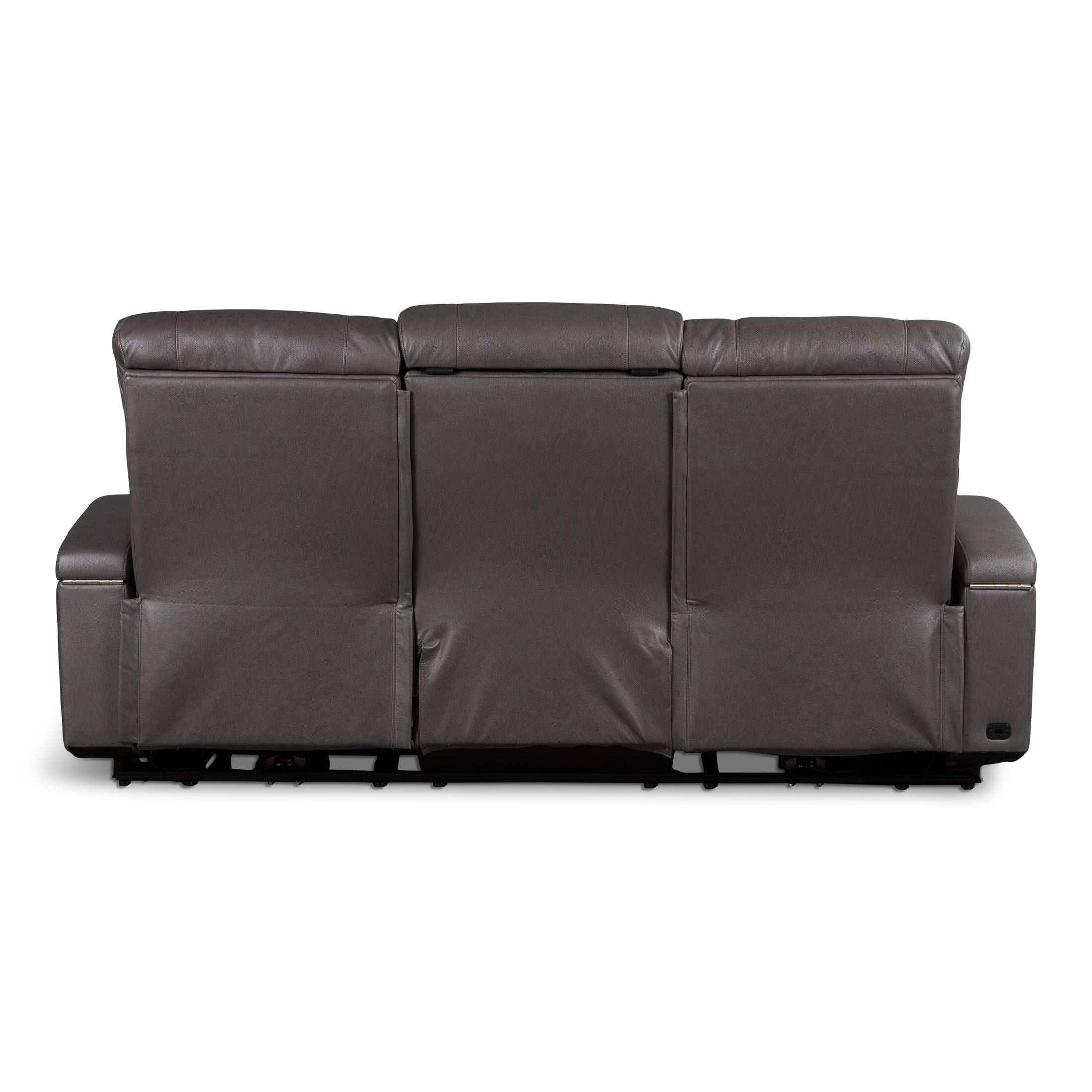 Fowler Power Sofa with Drop Down Table - Fabric