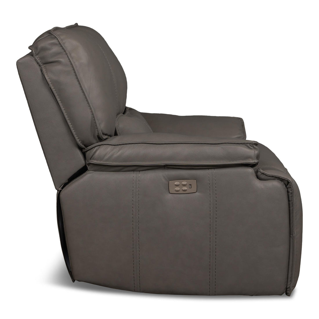 Bozeman Power Recliner with Power Headrest - Leather