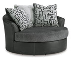 Brixley Pier Oversized Swivel Accent Chair - Fabric