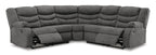 Partymate 2-Piece Reclining Sectional - Brindle