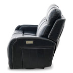 Hampton Leather Home Theater Sofa - Power
