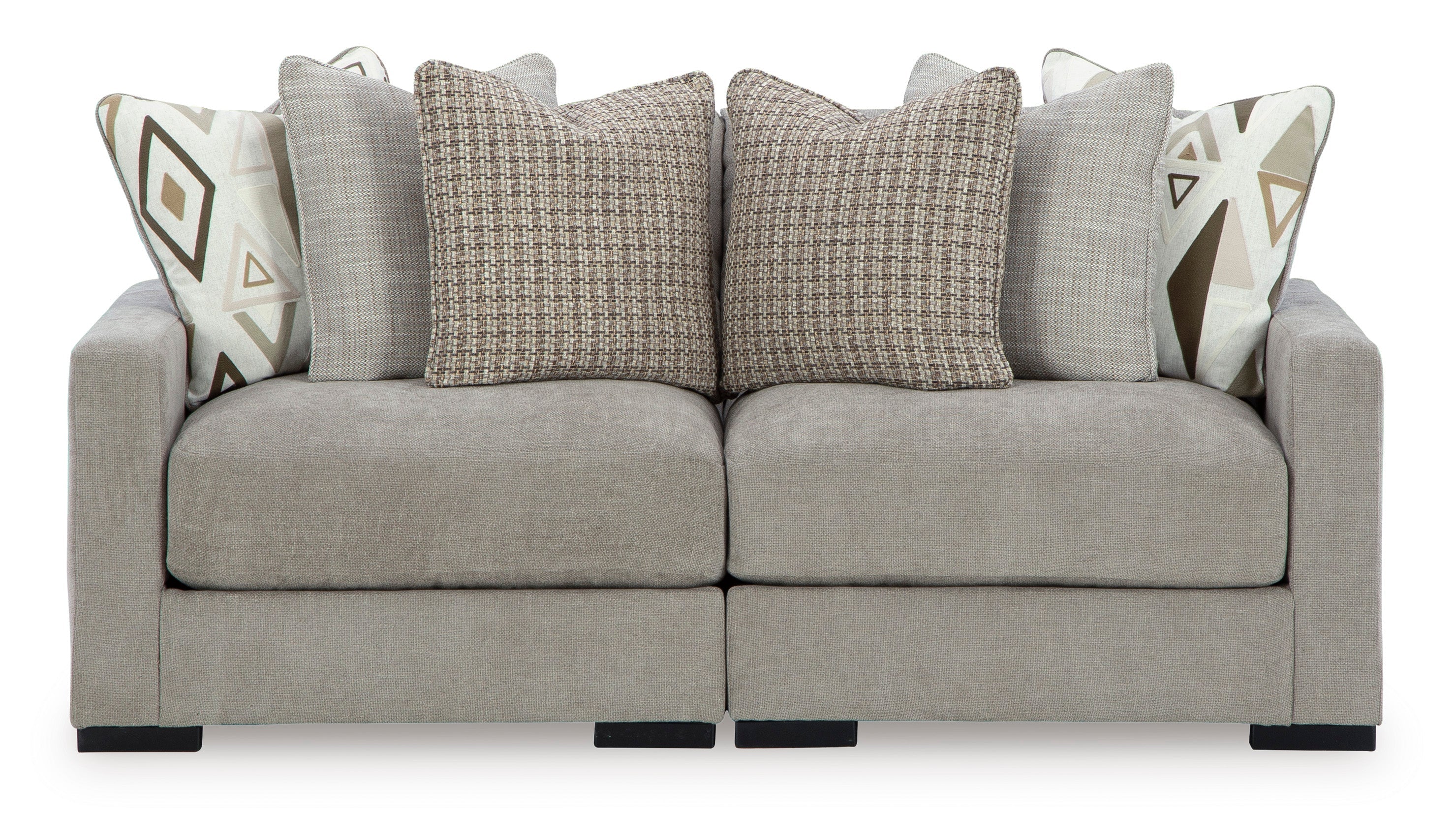 Aslan Court 2-Piece Loveseat Sectional - Set