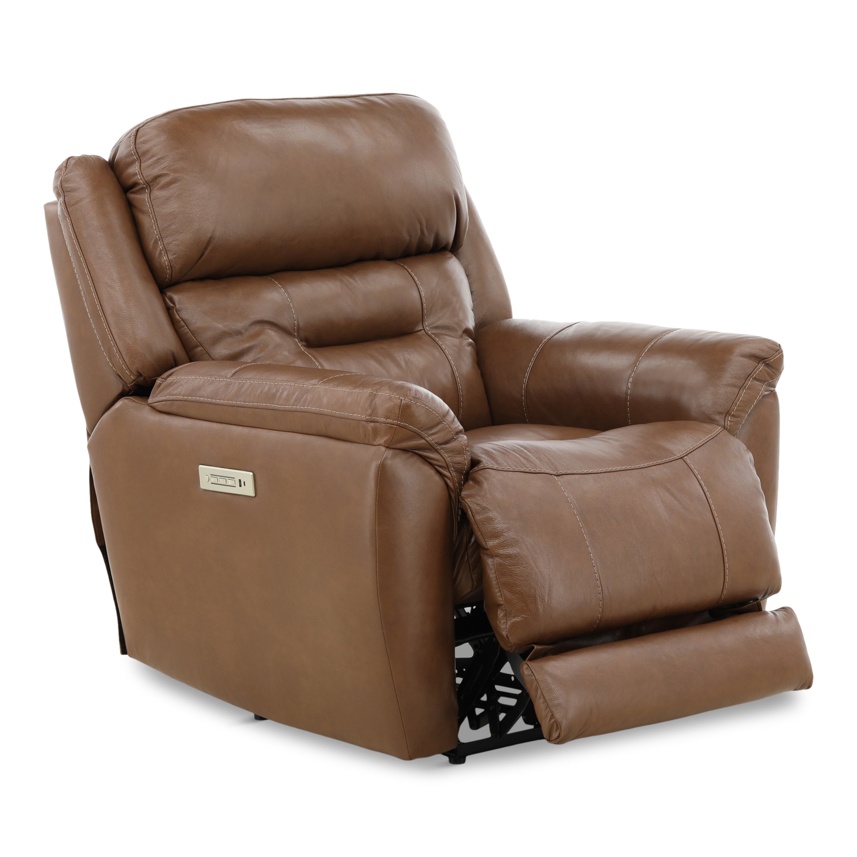 Armani Leather Power Recliner - Reclining
