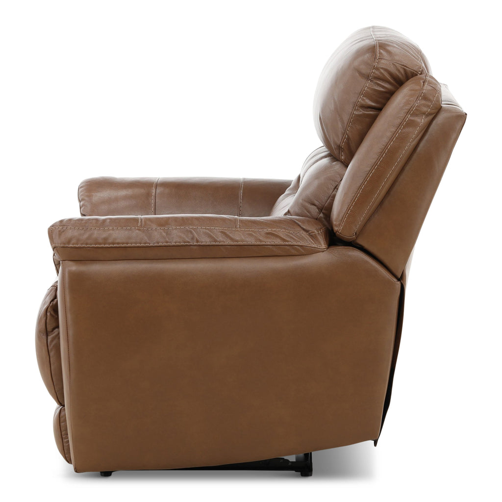 Armani Leather Power Recliner - Reclining
