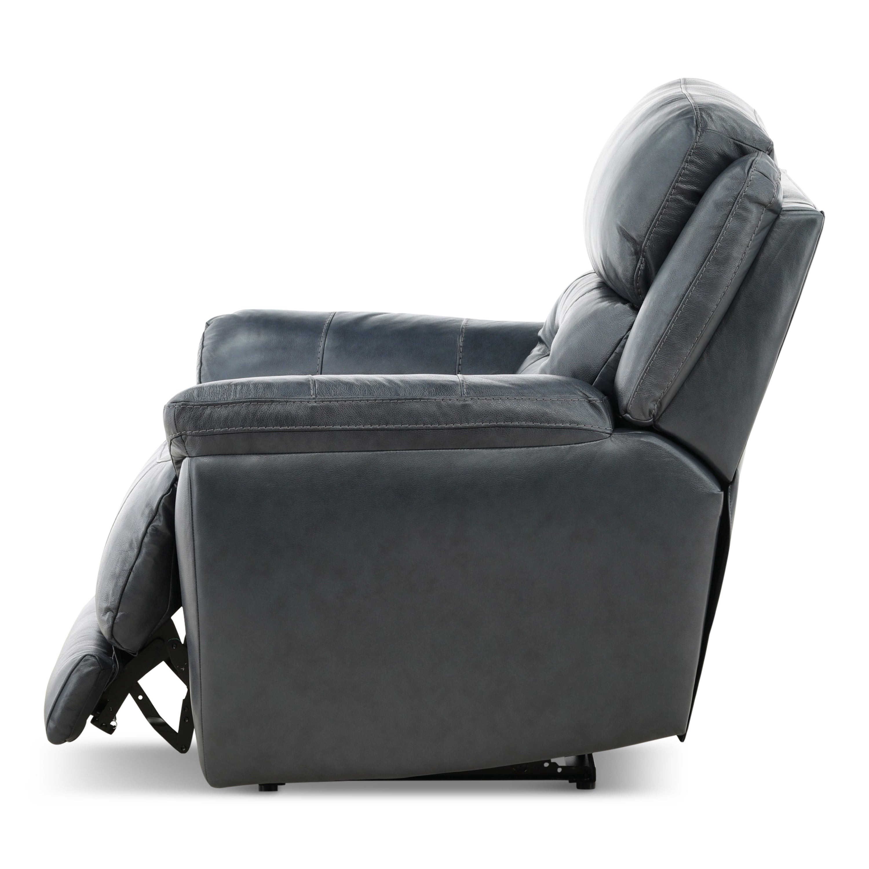 Armani Leather Power Recliner - Reclining