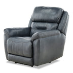 Armani Leather Power Recliner - Reclining